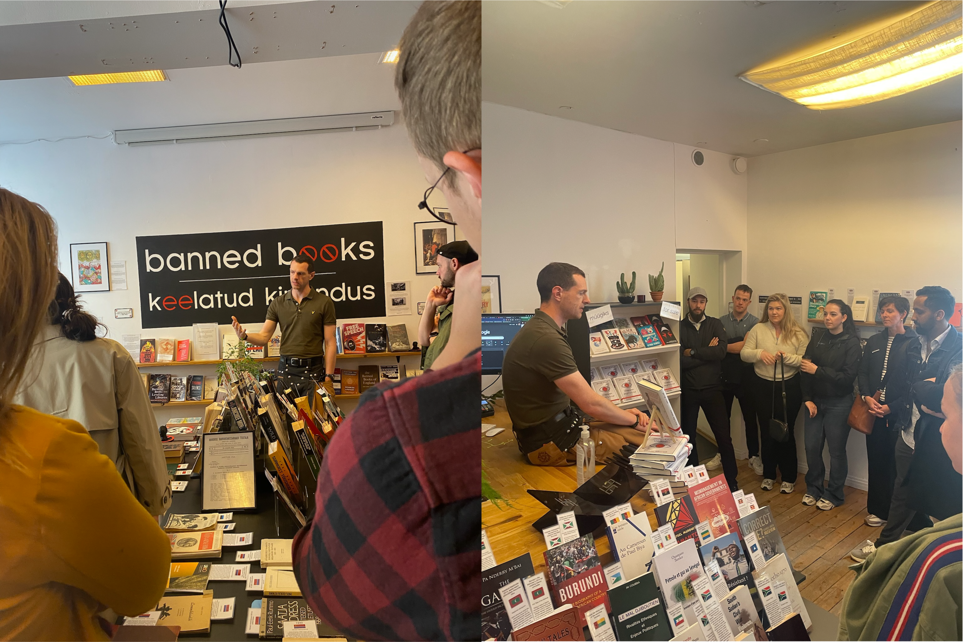 Besøk hos Banned Books museum
