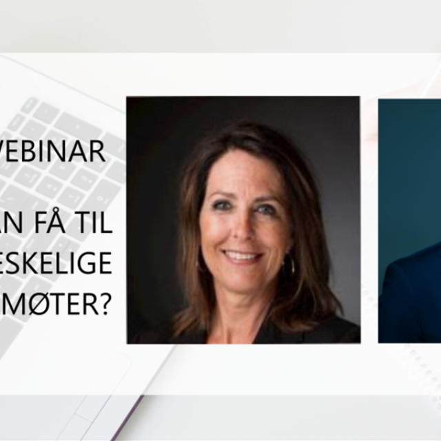 Webinar: Hvordan få til mer menneskelige videomøter?